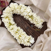 Vriksham Elegance White Jasmin Gajra Flower Accessories-H1232